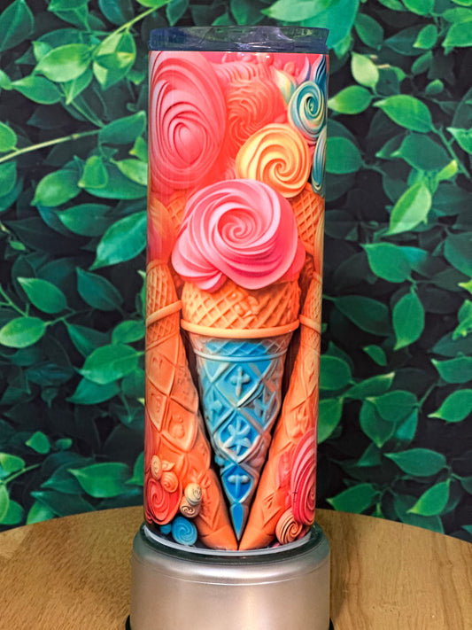 Scoops 20oz sublimated Tumbler