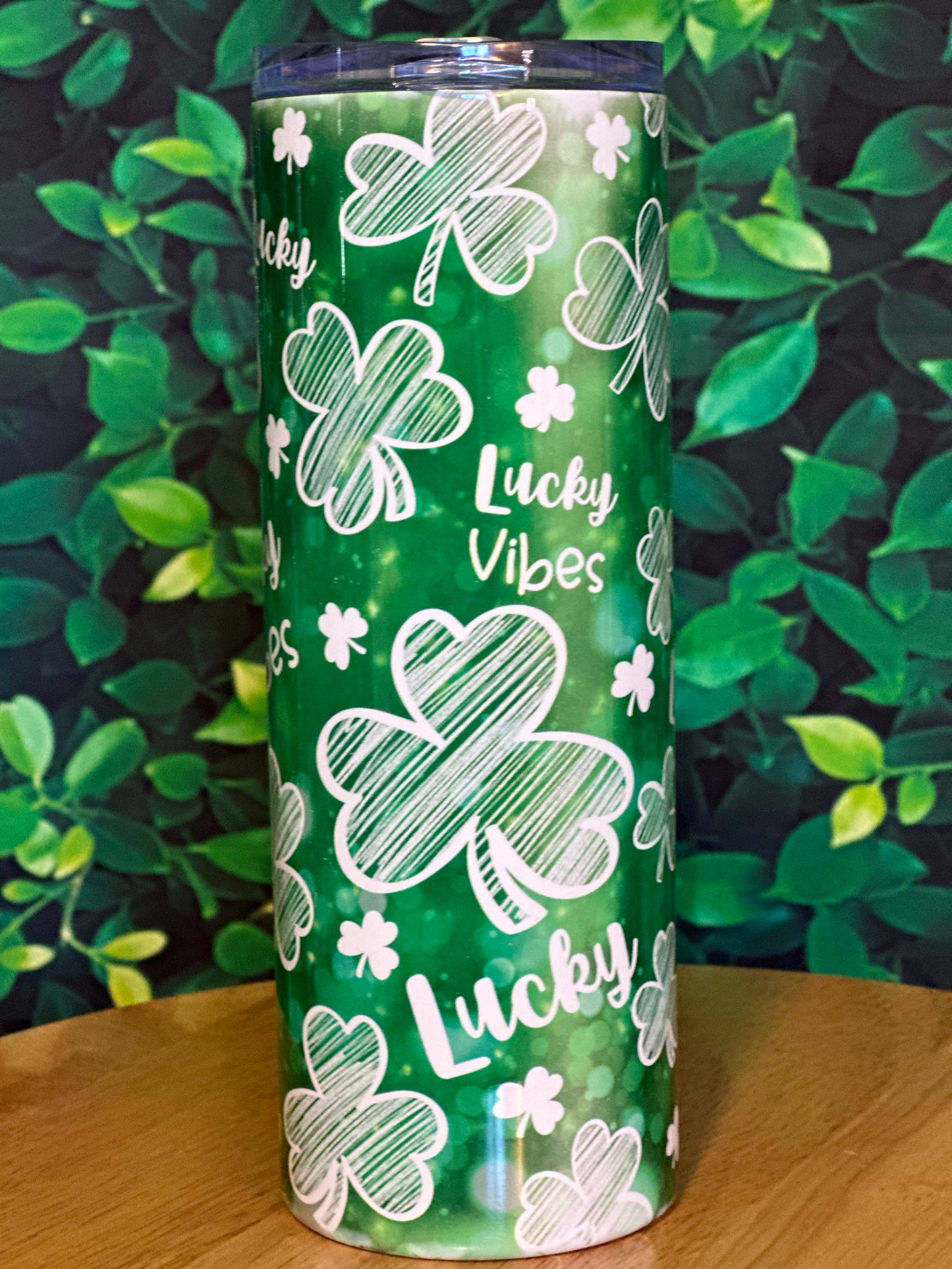 Lucky Vibes 20oz sublimated tumbler