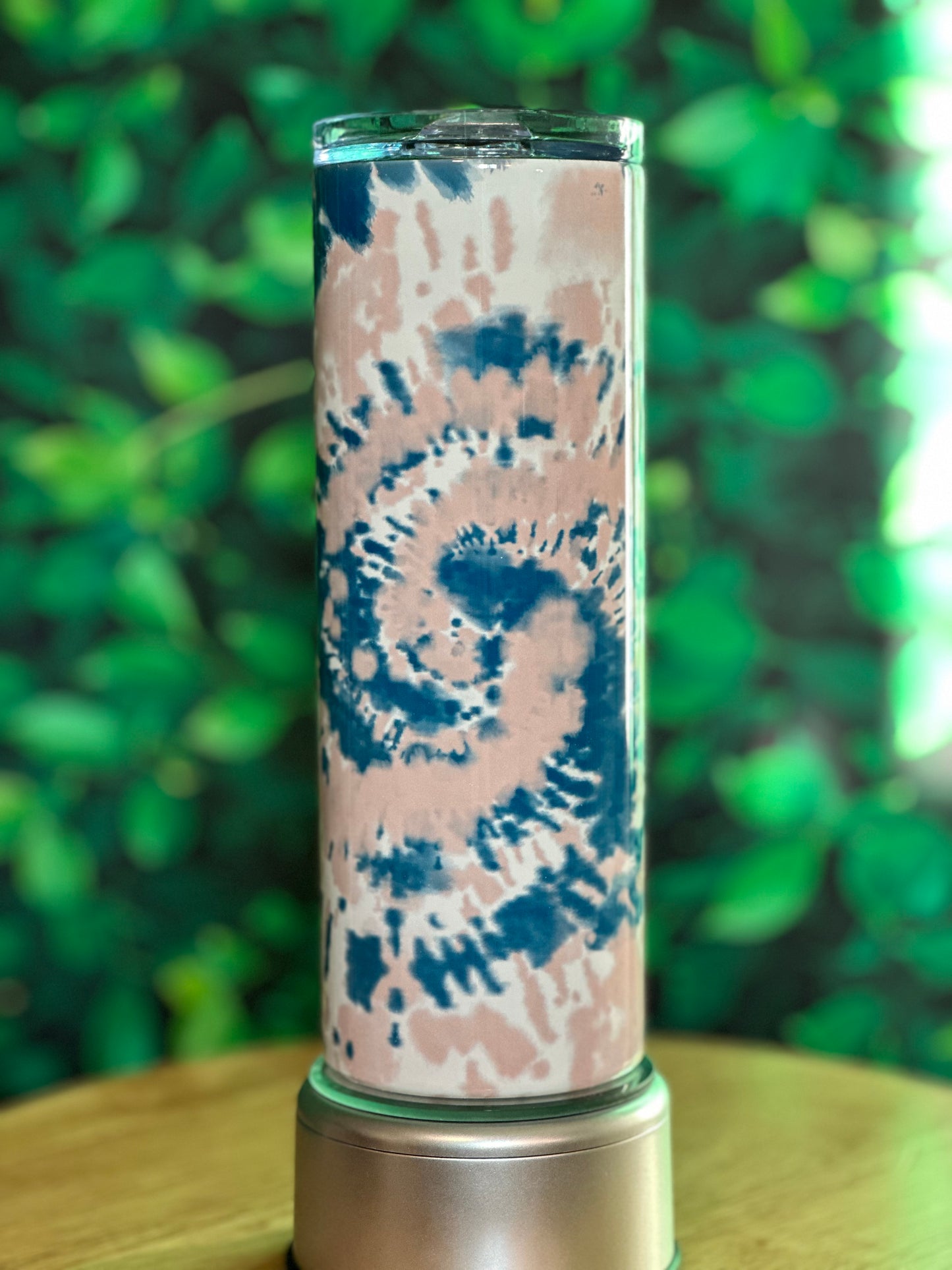 Blue and Pink Tie Dye 20oz Sublimated tumbler